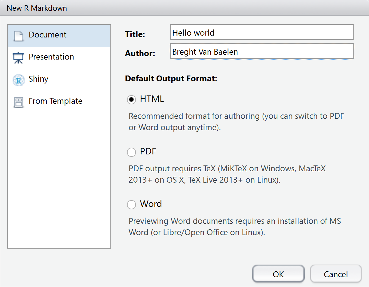 RStudio-RMarkdown